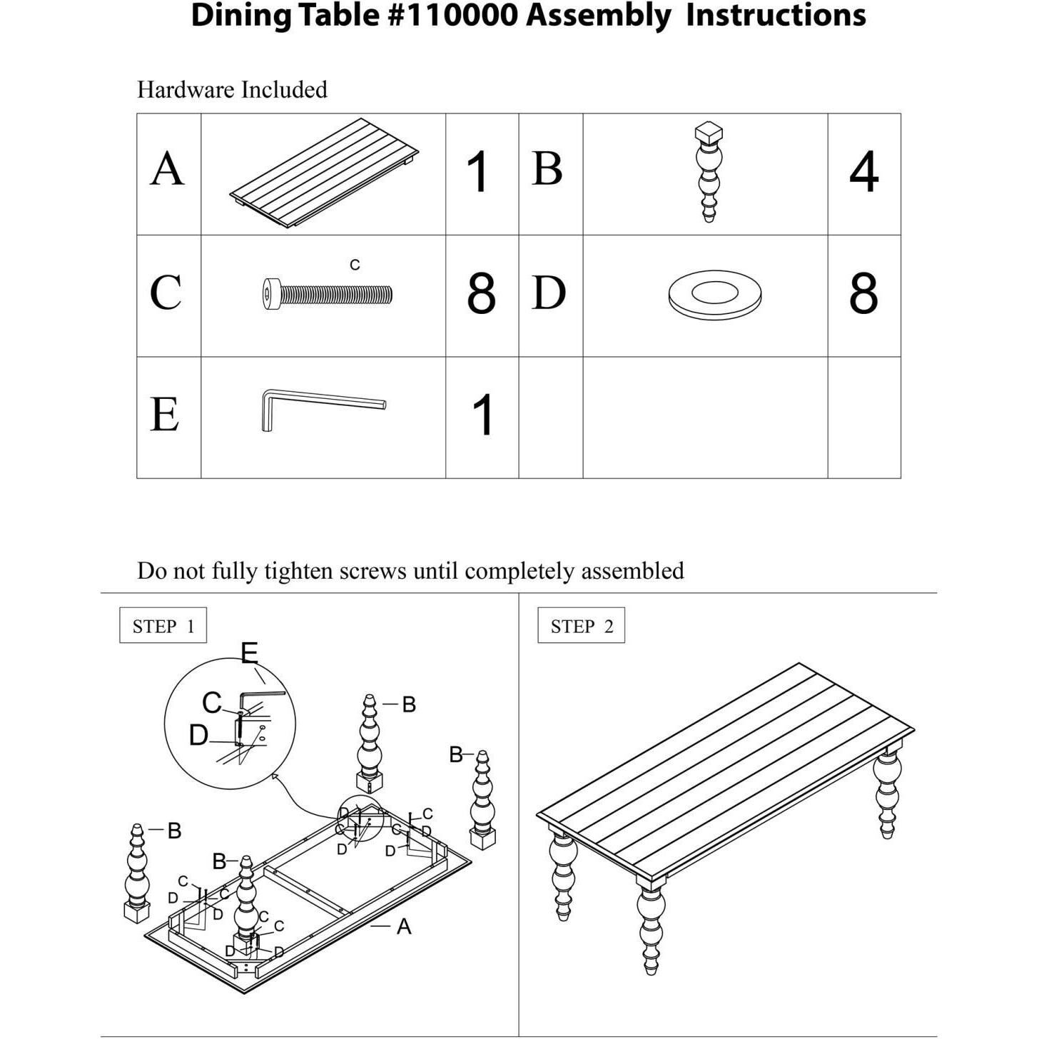 Carter 73 X 30 inch Taupe Dining Table